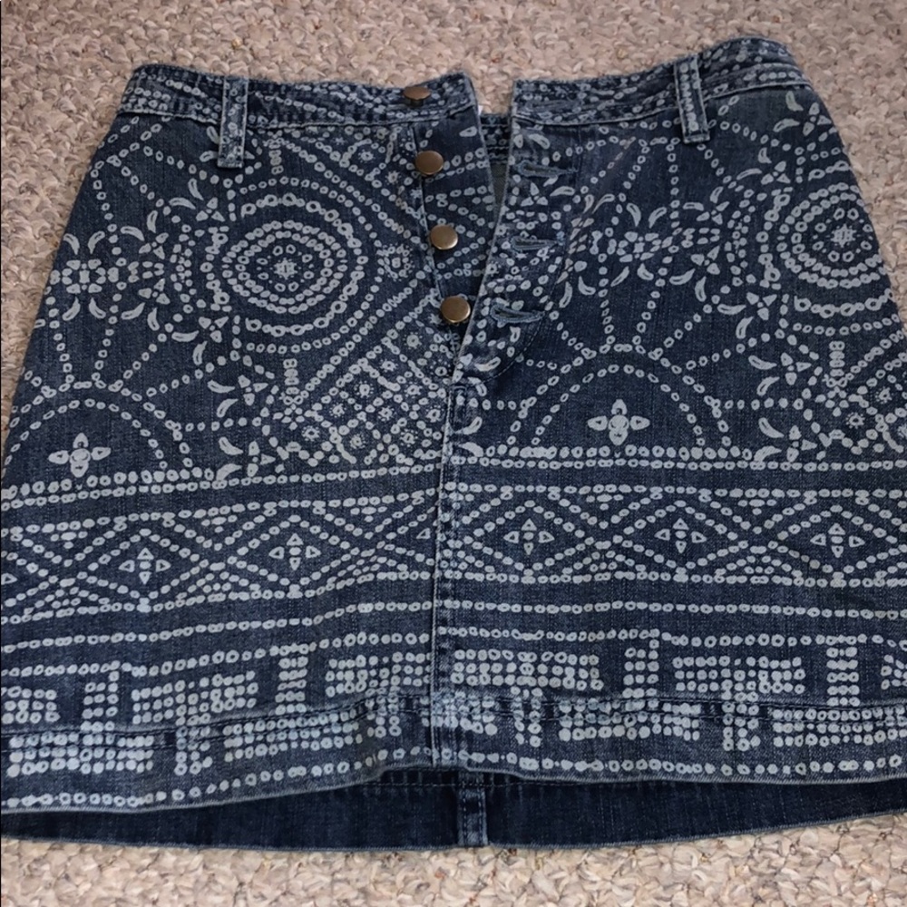 Free People Patterned Skirt